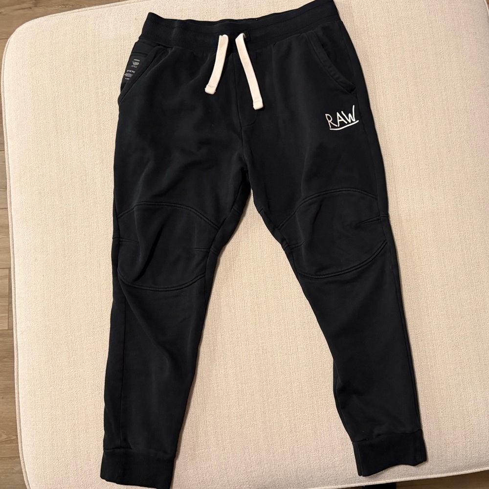 G STAR RAW 3D TAPERED FIT SWEATPANTS JOGGERS Black medium